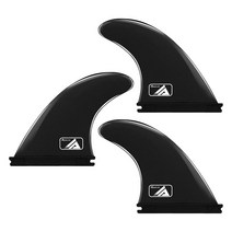 패들 바디 서핑 보드 보트 서핑 보드 지느러미 437 3pcs 풍선 패들 액세서리에 대 한 플라스틱 나일론 유리, 02 Black