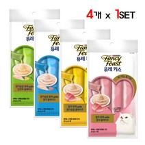 퓨리나 팬시피스트 퓨레키스 10g 4개입 4개세트 고양이츄르간식, 옵션:각 2개씩