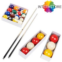 인터스토어 일반 미니 당구 큐 큐대 공 3구 4구 포켓볼 장갑 초크 쵸크, 당구전용공 4구(59mm)