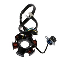 1pc 6 극 5 와이어 코일 코일 GY6 125CC 150CC 스쿠터 ATV 용 점화 자석 고정자