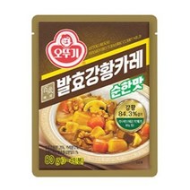 오뚜기 백세 발효 강황 카레 순한맛, 80g, 6개