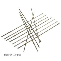 세공 금속 절단 지그 블레이드 목공 수공예 도구 다이아몬드 와이어 톱 커터 보석 144 개, 07 0-144pcs