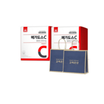 메가도스C 3000 고함량 비타민C 100포 X 2개 + 쇼핑백(중) 2개
