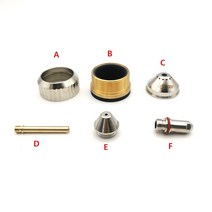 납땜인두기 FY-XF300H 물 냉각 CNC 플라즈마 토치 쉴드 컵 화웨이 커터 FX-300, 05 E Tip 1.3mm X 10PCS