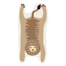 호랑이러그 타이거 동물 호피 먼지없는러그 아이방 호랑이 카펫 홈 귀여운 만화 거실 커피 테이블 미끄럼 방지 침실 침대 옆 바닥 흡수성 목욕 매트 인테리어 포인트 크리스마스선물