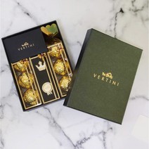 베르티니 골드 황금 골프공 6구+ 왕관 볼마커 골프 선물세트