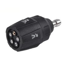 5In 1 고압 세척 노즐 1/4 퀵 커넥터 회전 0 15 25 40 65 클리닝 워셔 Q84D, 한개옵션0