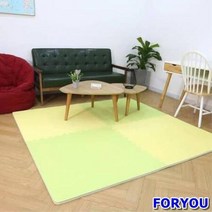 ForU273 놀이방 퍼즐매트 유아퍼즐매트 헬스장매트 헬스장인테리어 홈트매트 유아매트, 라임