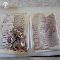 [자연한끼] 삼천포 싱싱 광어모듬회 생선회, 1개, 광어모듬회 3~4인분