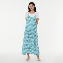 LAP 공식스토어 피콕패턴 뷔스티에 원피스 AP2WO645