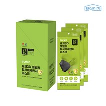숨코 마스크 특대형 KF80 블랙 1매, 단품없음