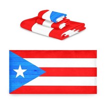 RSEBIDR 푸에르토리코 국기 3개 세트 부드러운 흡수성 타월 1개 목욕 핸드 주방 해변 체육관 스파 욕실 호텔용 수건 USA 미국, Multi 18