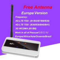 신형 휴대용 동글 와이파이 4G LTE 유심 라우터 카파이 차량용 잠금 해제 유니버설, 버전 3 w