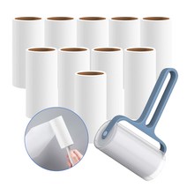 10cm 돌돌이 클리너+리필세트, 돌돌이테이프_네이비+리필10개