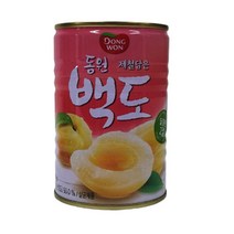 백도복숭아 400G동원