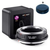 K&F Concept AR-EOS R 렌즈 변환링 어댑터 코니카 AR 렌즈 - 캐논 RF 바디 - 뒤캡포함 Konica AR lens to RF adapter + cap