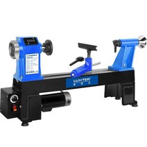 소형 목공 선반 속도 조절 DIY 목재 공작물 CNC 연삭, 8인치 속도 조절 선반 + 6인치 싱글 척
