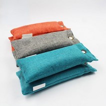 실리카겔 자동차 옷장 서랍용 활성 대나무 숯 가방 75g 냄새 및 유해 물질 흡수 곰팡이 제습 탄소, [04] 3 colors pack, [01] 75g