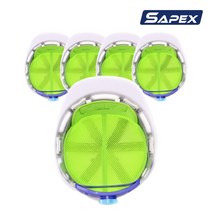 SAPEX 안전모땀내피 5개입, 통풍 메쉬땀내피