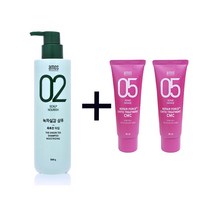 아모스 녹차실감 샴푸 중건성(촉촉한타입)500g +키토트리트먼트CMC40ml 2개증정