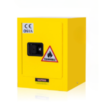 소형 위험물 보관함 화학 물질 안전 저장 캐비닛 이중 잠금 약물 제품 실험실 인화물 상자, 7.5L-레드