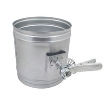 100mm 120mm 150mm 200mm 아연 도금 철판 덕트 댐퍼 수동 공기 볼륨 조절 밸브 나선형 용 버터 플라이, [07] OD300mm