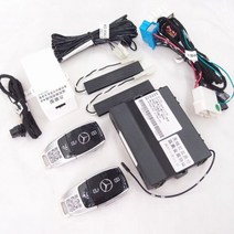 벤츠용 푸시 스타트 버튼 원격 시동 키리스 엔트리 추가 플매트 카펫 러그 앤 플레이 4G net 앱 제어 옵션, 17 year E