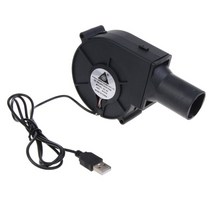 전기 충전식 낙엽 송풍기USB BBQ Air Blower 휴대용 팬 바베큐 Fan 5V Mini 3600RPM for Outdoor 캠핑 R9UF, 한개옵션0