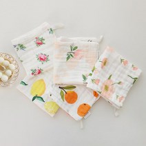 도톰한 6겹 주방 거즈 행주 11type 예쁜 키친크로스 핸드타올 그릇 수건, 피치, 1개