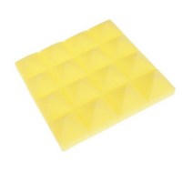 방음패드 자재 차음재 매트 보드 다채로운 방음 폼 어쿠스틱 사운드 트리트먼트 스튜디오 룸 흡수 타일 폴리 우레탄 1 개, yellow