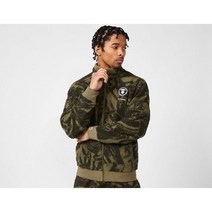 에이프 AAPE By A Bathing Ape 남녀공용 카모 패턴 로고 플리스 후리스자켓 카키 19330531