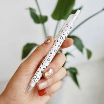 [모비딕컴퍼니] 필기구 사무용펜 라이트볼펜 특이한볼펜 수성볼펜 어린이학용품 phiao, 잇★ 유니크 패턴 일러스트 볼펜 사무용품 학원 행사 선, 잇★ 라이트핑크