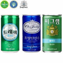 초정탄산수 트레비 씨그램 천연탄산수 190ml 30입 x 2박스60입) 카페, 씨그램 플레인 190ml x 2박스(60