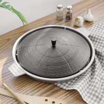 BUyuS주물 고기구이판 구이팬 솥뚜껑 가마솥 (일반형) 솥뚜껑 30cm굿딜 브이숍, 단품, 상세페이지 참조