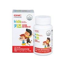 지앤씨 미지정 GNC AK백화점 키즈 츄어블 멀티비타민(60정), Free