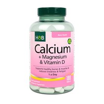 Holland ＆ Barrett 홀랜드앤바렛 영국 칼슘 마그네슘 비타민D 180정 Calcium ＆ Magnesium 180 Tablets