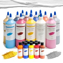 아크릴물감 대용량 전문가용 발색좋은 취미 화방 아크릴물감세트, 100ml_아이비그린