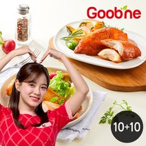 [굽네 오통닭]치킨맛 오븐구이 통 닭가슴살 110g 20팩, 01.오리지널10+매콤바베큐10_PS12