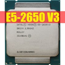 인텔 제온 E5 2650 V3 프로세서 SR1YA 2.3GHZ 10 코어 105W 소켓 LGA 2011-3 CPU 2650V3, 01 CHINA