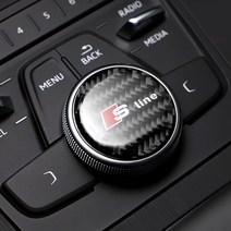 아우디 Q7 조그다이얼 카본 포인트 몰딩