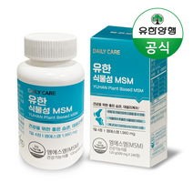 유한양행 유한 식물성 MSM 식이유황 관절 연골 (2개월분) 영양제 240정, 1개