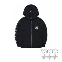 MLB) 씸볼 기모 집업 3ATRS0216-50BKS