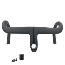 로드 자전거 탄소 브레이크 바퀴 사이클링 카본 통합 핸들 28.6mm31.8mm 매트 블랙 에어로 바 38cm 40cm 42cm 44cm, 40x12cm