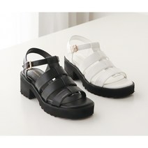 청키굽 피셔맨 통굽 스트랩 워빙 플랫폼샌들