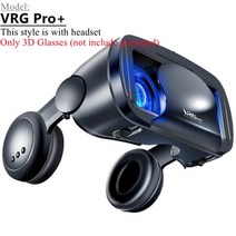 VR 블록체인 VR게임오리지널 VR 가상 현실 3D 안경 박스 스테레오 구글 카드보드 헤드셋 헬멧 IOS 안드로, 03 VRG Pro Glasses