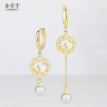 2022 원래 중추절 토끼 귀걸이 레트로 숲 중국 귀걸이 Fritillaria 귀걸이 긴 귀걸이 스털링 실버