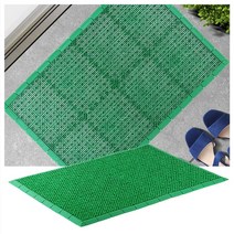 현관매트 테잔디 중형사이즈 PVC재질 흙 먼지 수분제거 조립식 신발흙털이발판