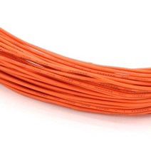 0.2~12mm 철사 반생이 와이어 스텐철사 2m ul1007 pvc 주석 도금 구리 단일 코어 케이블 라인 14161820222426 awg, 주황색, 22awg, 2m, 1개
