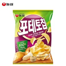 농심 포테토칩 샤워크림어니언 60gx20봉(1box)/생감자칩