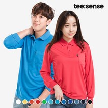 긴팔 쿨론 포켓카라 티셔츠 기능성 남녀공용 S~3XL 에어로쿨 커플 단체티셔츠 작업복 식당유니폼